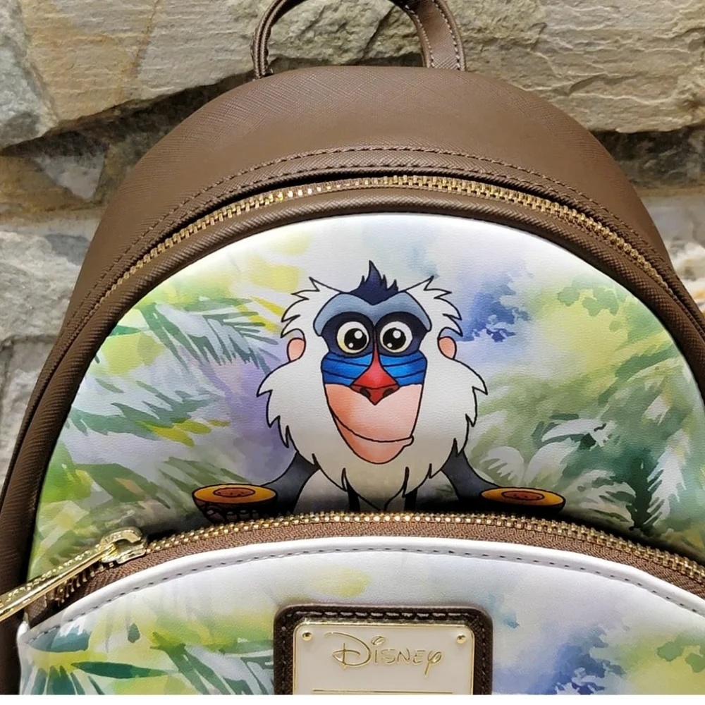 Loungefly Lion King mini backpack and cardholder